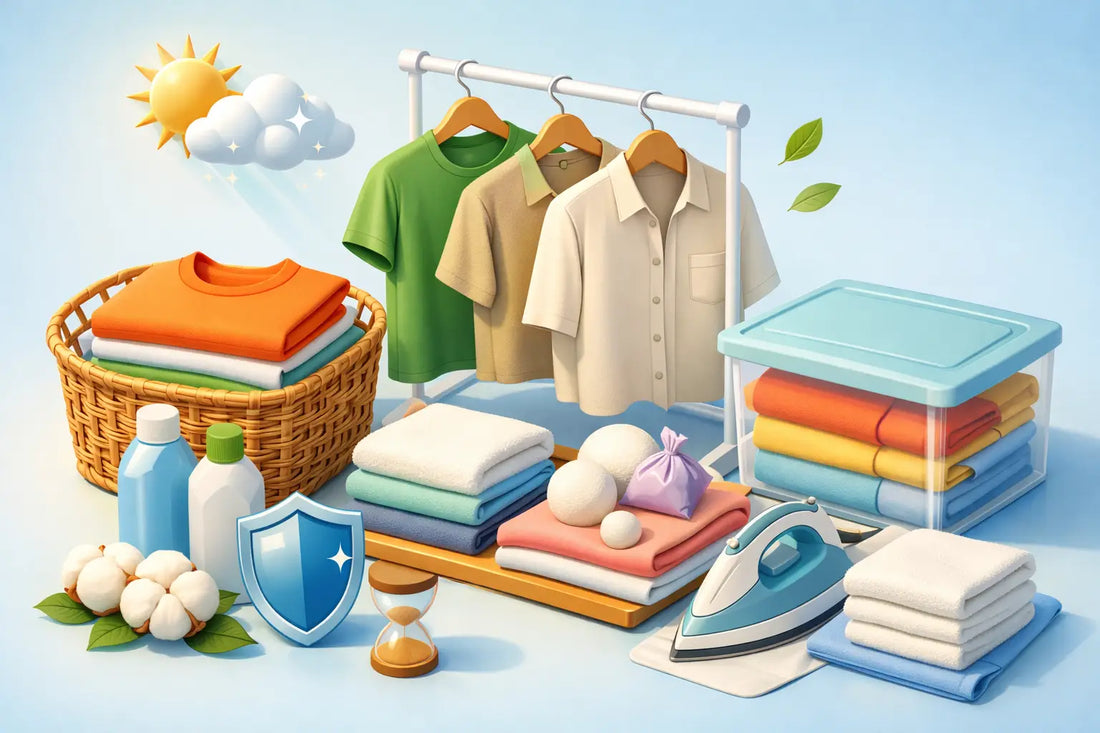 Como conservar roupas de algodão por mais tempo