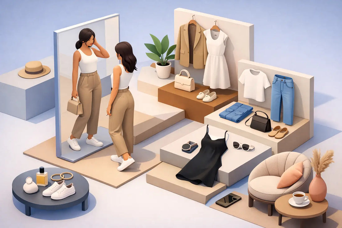Looks casuais minimalistas femininos na prática