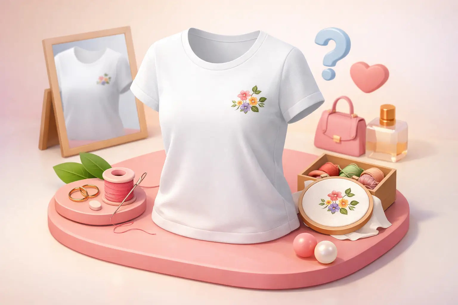 Camiseta bordada algodão feminino vale a pena?