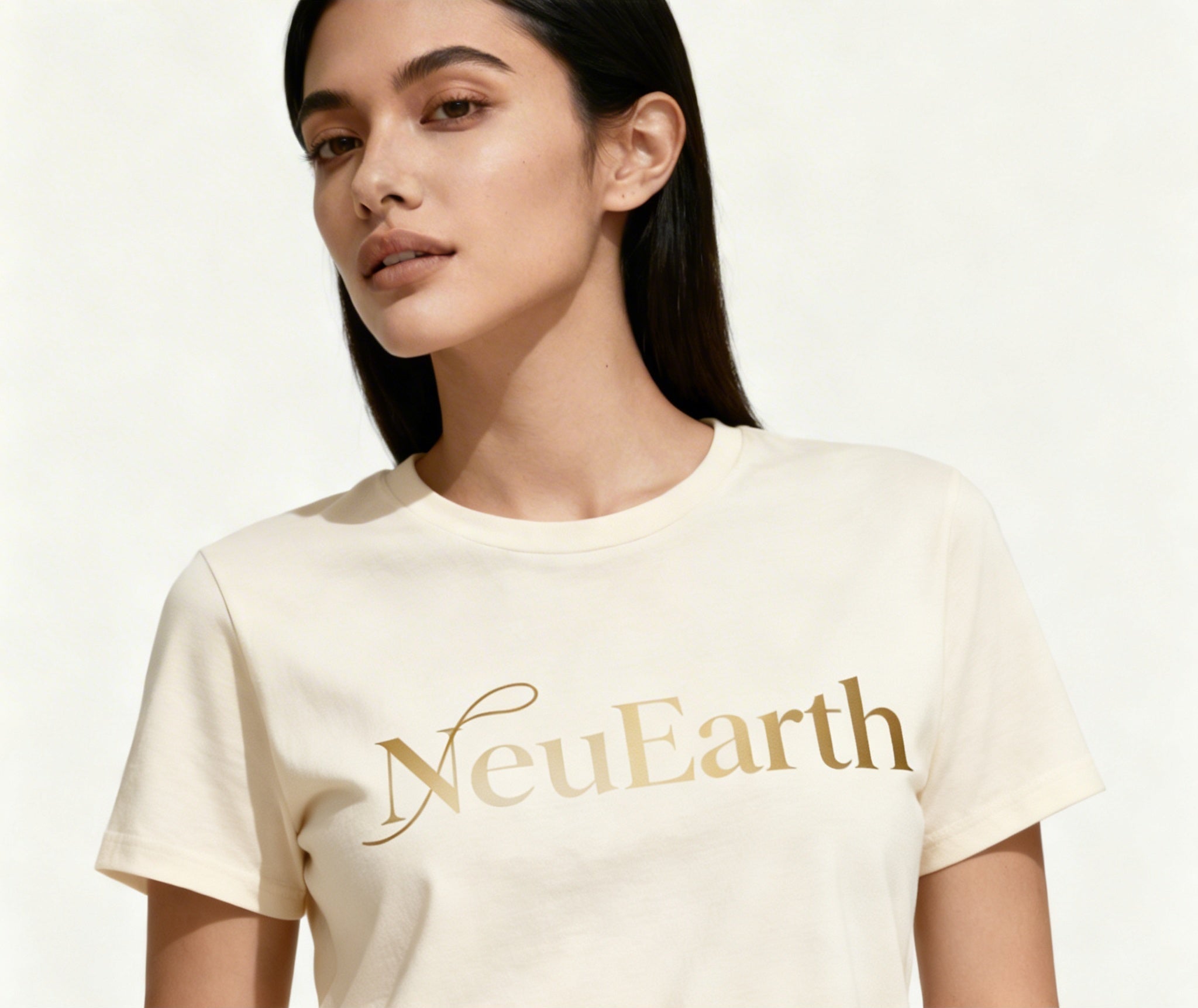 Camiseta Algodão Estampado - Feminina