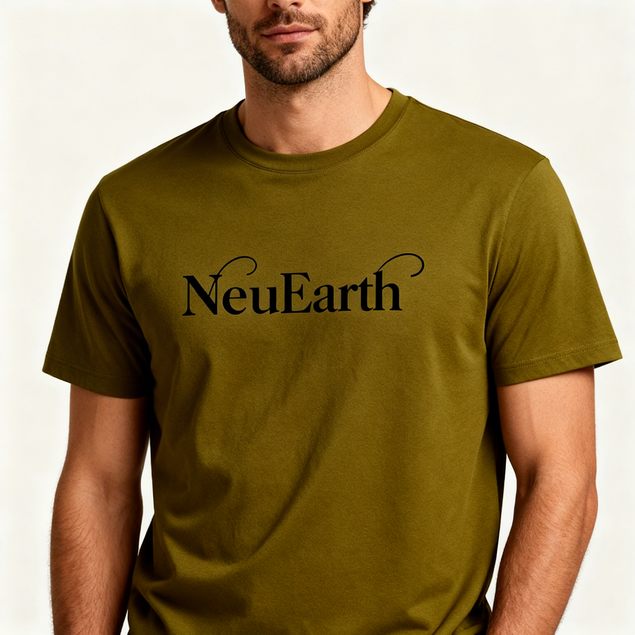 Camiseta Masculina Algodão Sustentável - Bordado