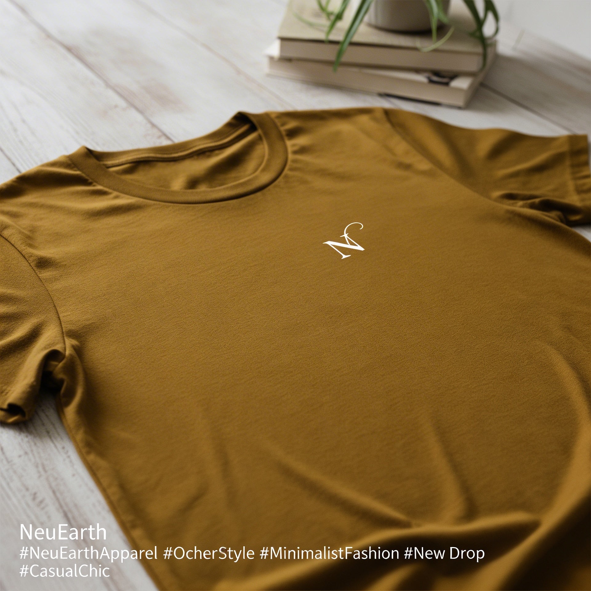 Camiseta Feminina Algodão Sustentável - Bordado